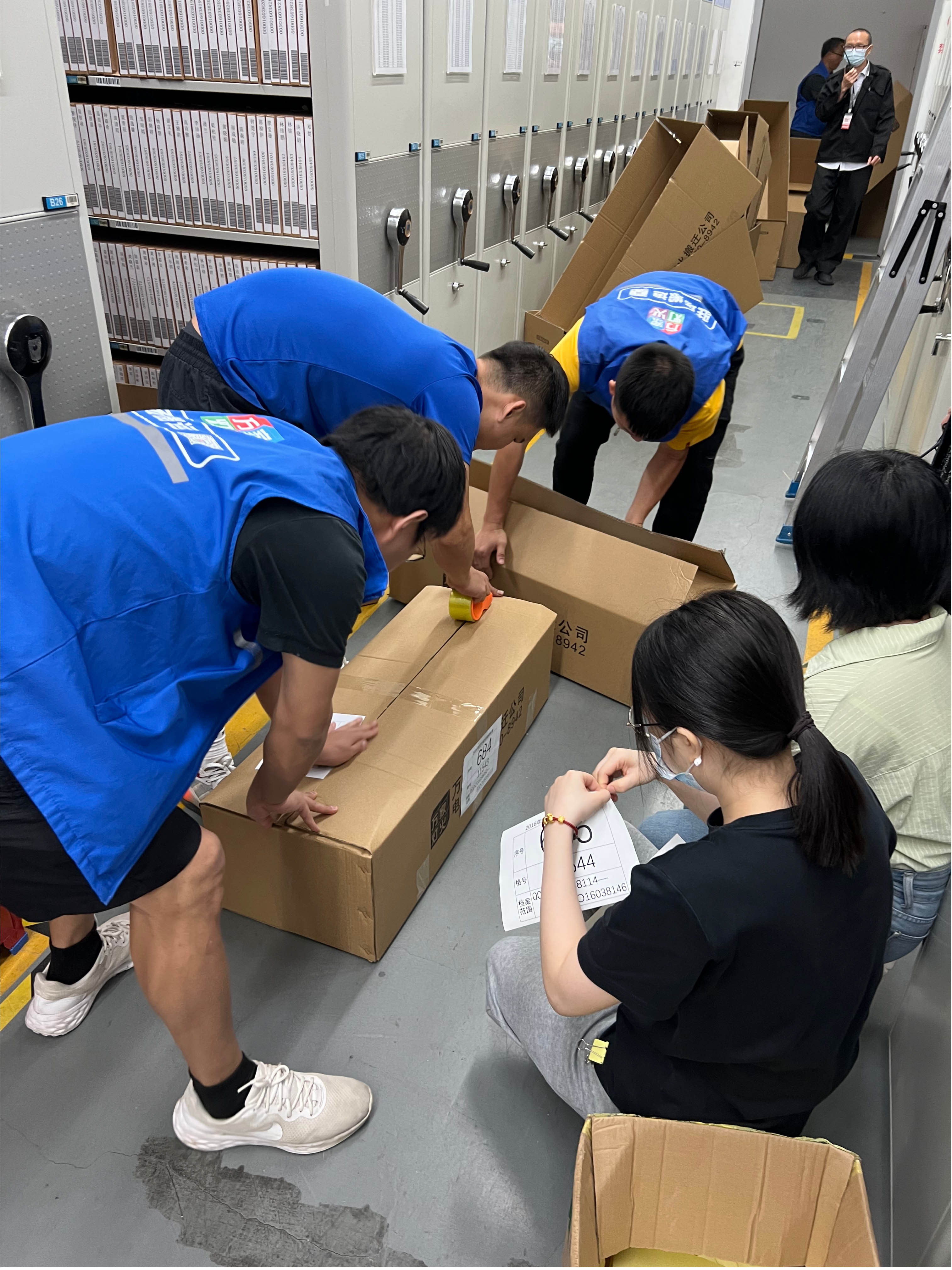环亚集团官网顺利实现深圳市人才服务中心档案搬迁项目